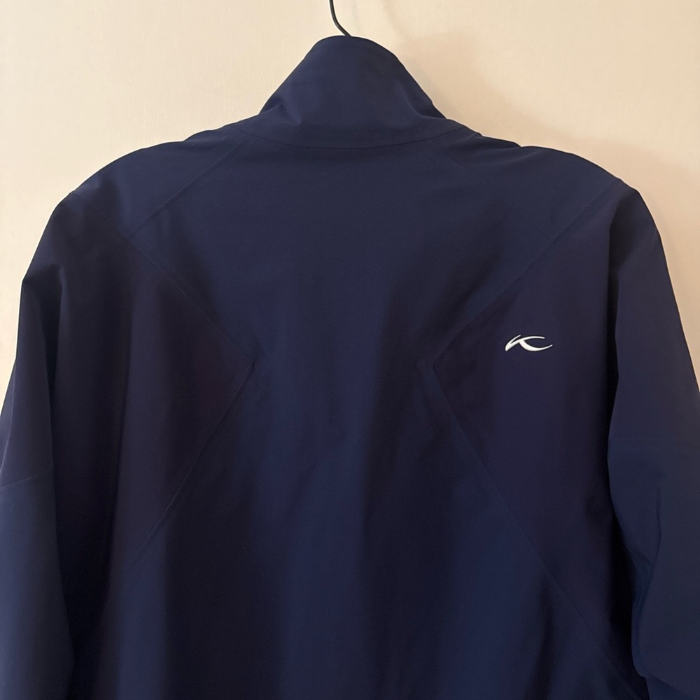 Kjus windbreaker jacket light sportswear size 50 Medium Navy Blue - Picture 5 of 10